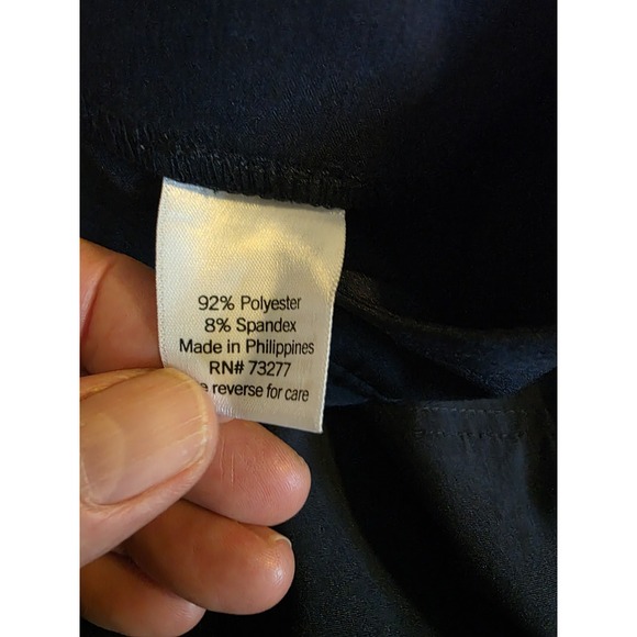 Croft & Barrow Women's Size XL Black Polyester/Spandex Elastic Waist Jogger - Picture 6 of 10